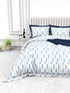 Tuscan Summer 100% Cotton King Size Bedsheet with 2 Pillow Covers -2